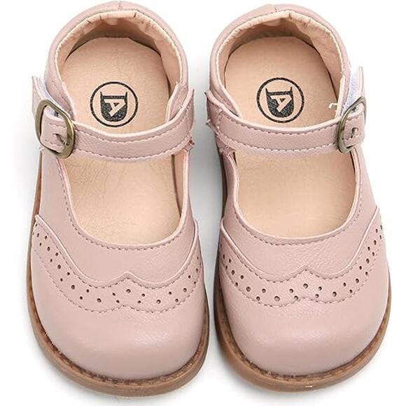 Dadawen Toddler Girls Size 10 Pink Classic Mary Jane Latch & Hook Close Shoes - Picture 1 of 5